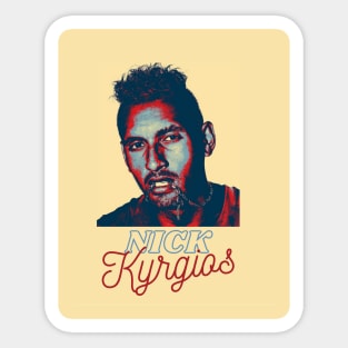 nick kyrgios Sticker